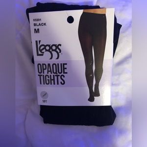 COPY - Legs BNIP Black Soft Opaque Tights size Medium